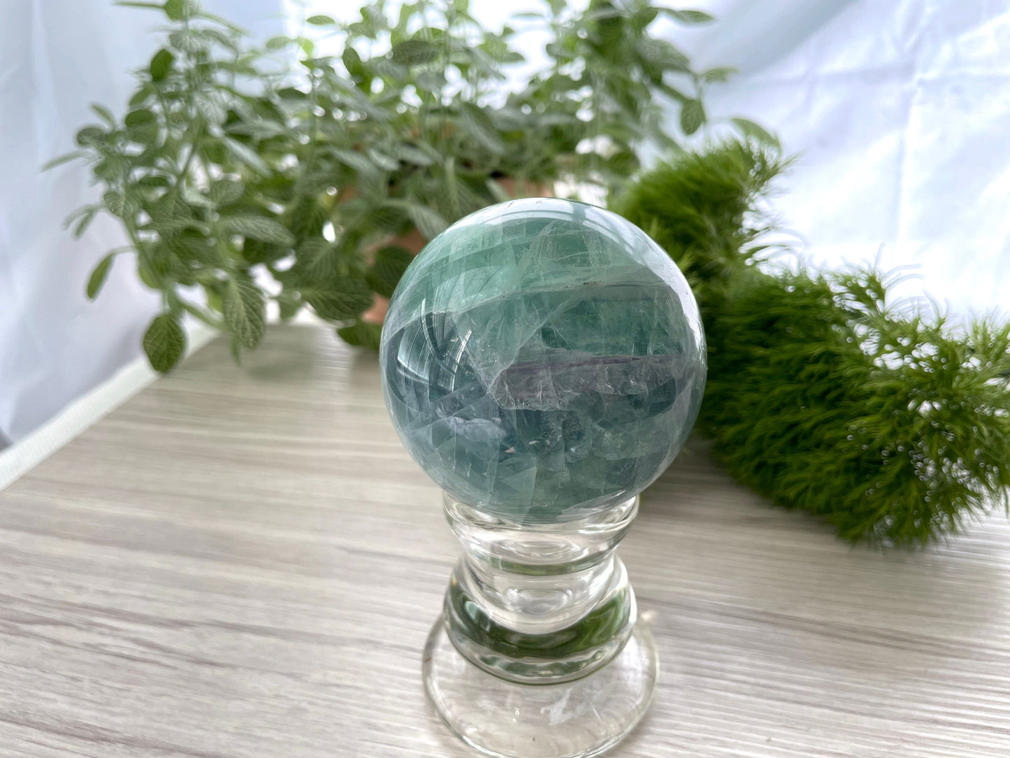 Fluorite Crystal Sphere