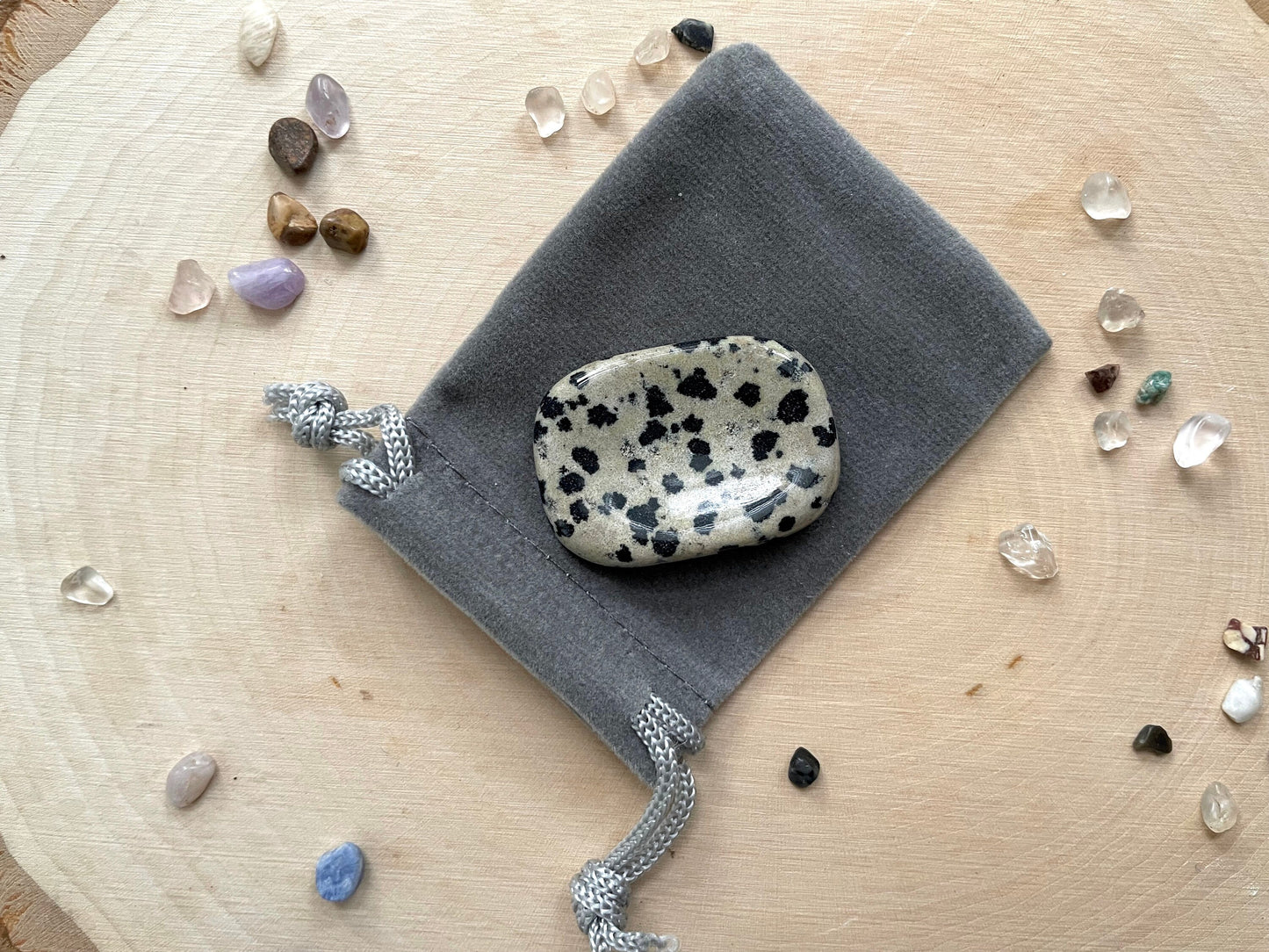 Dalmatian Jasper Worry Stone | Crystal for the Inner Child
