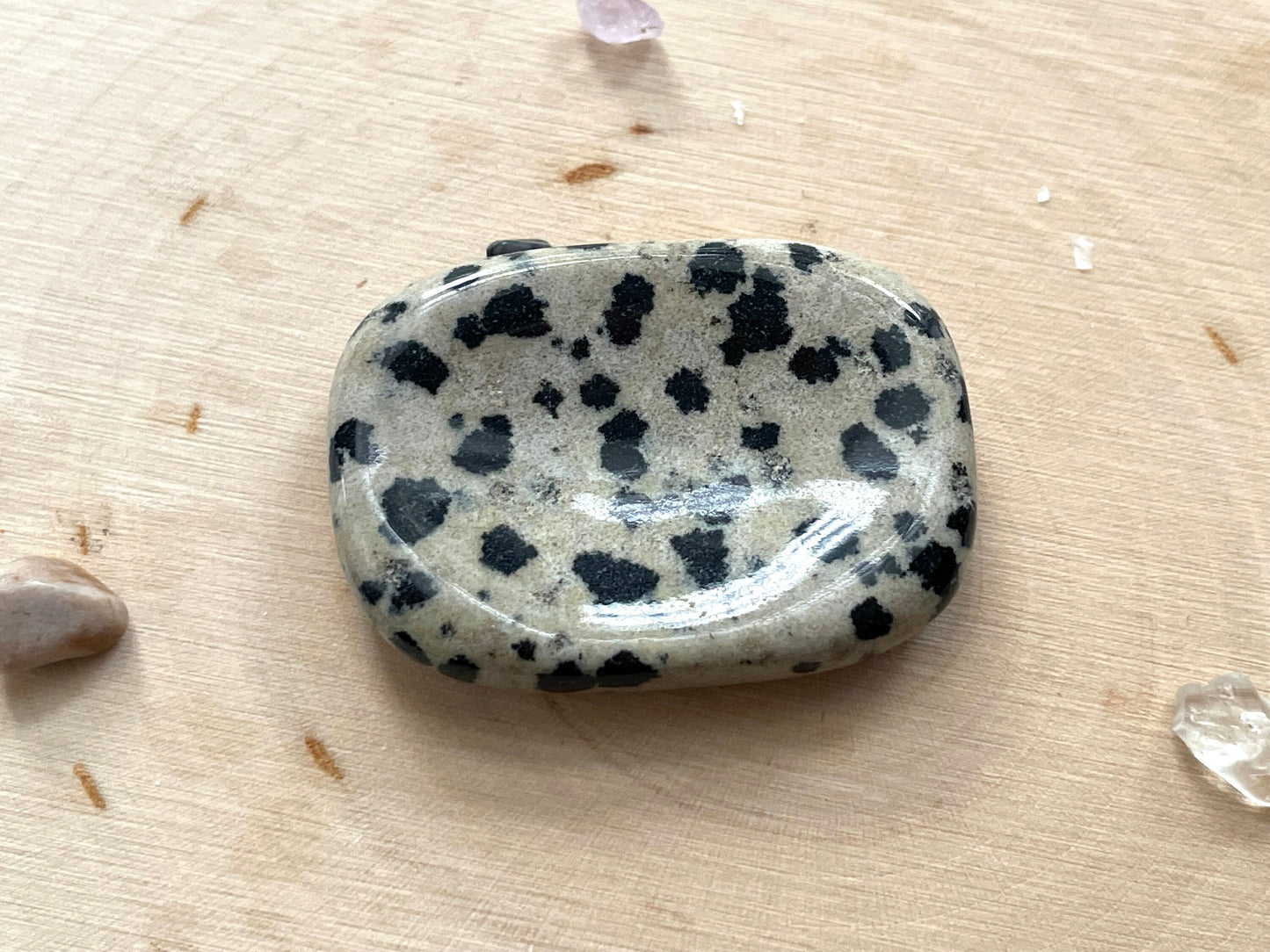 Dalmatian Jasper Worry Stone | Crystal for the Inner Child