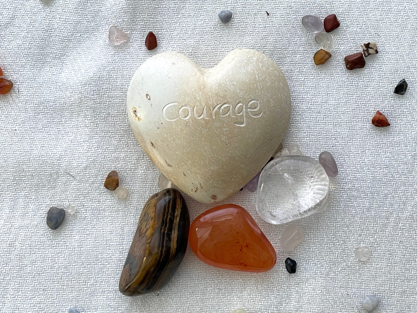 In Case of Abuse. Crystal Set and Palm Stone