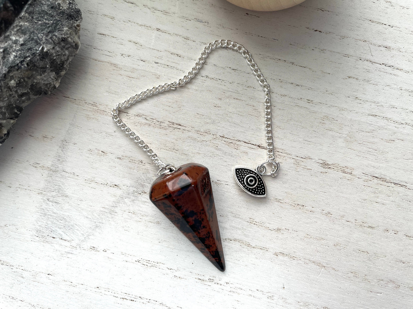 Mahogany Obsidian Pendulum