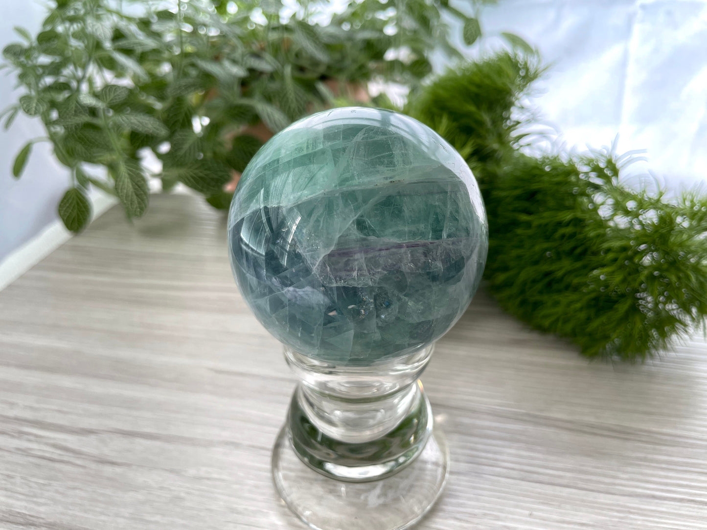 Fluorite Crystal Sphere
