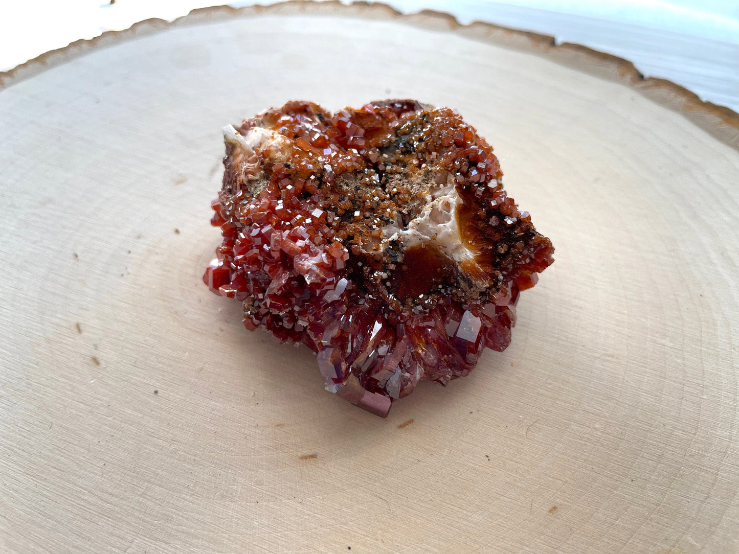 Vanadinite Crystal Cluster