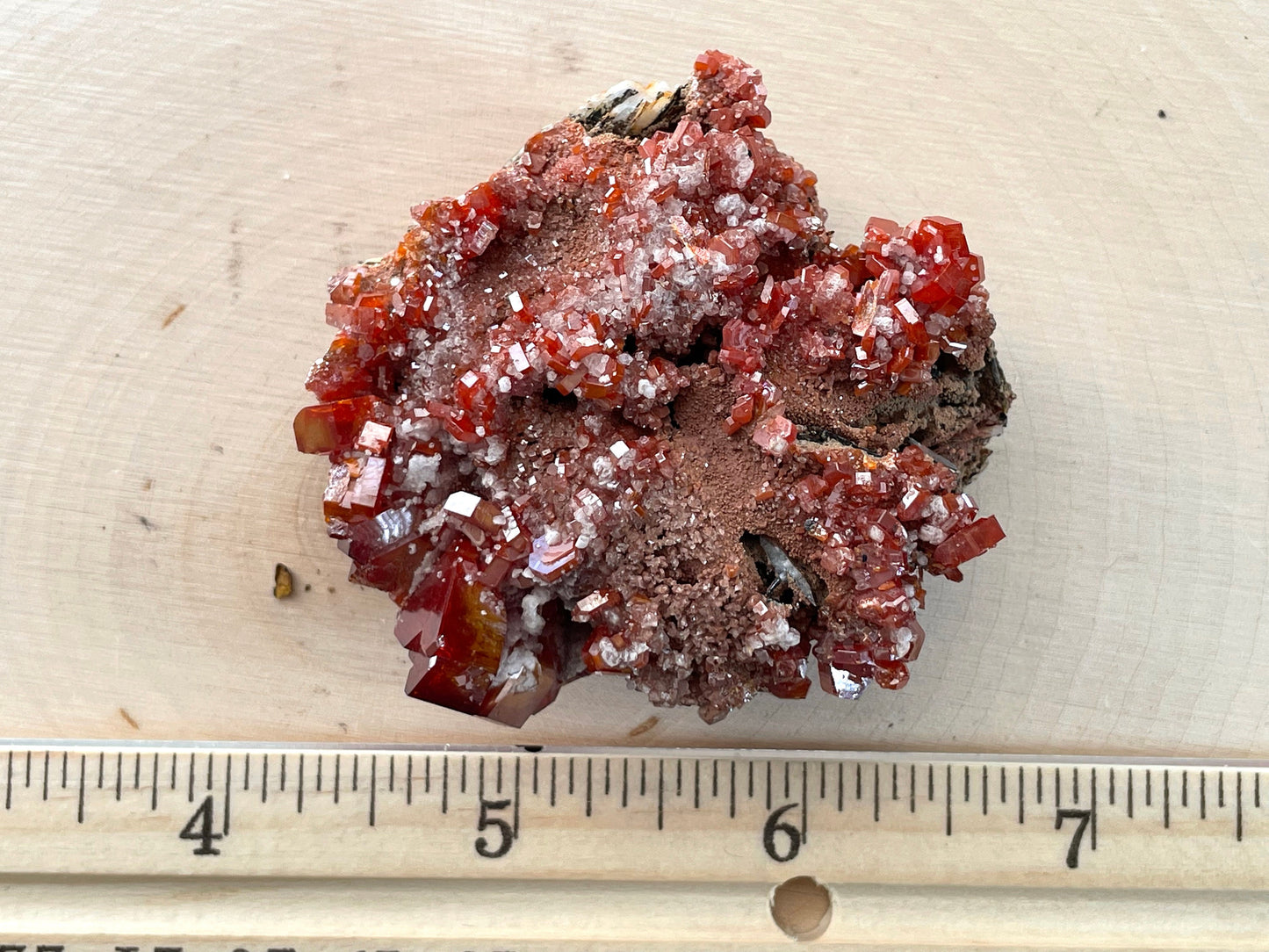 Vanadinite Crystal Cluster