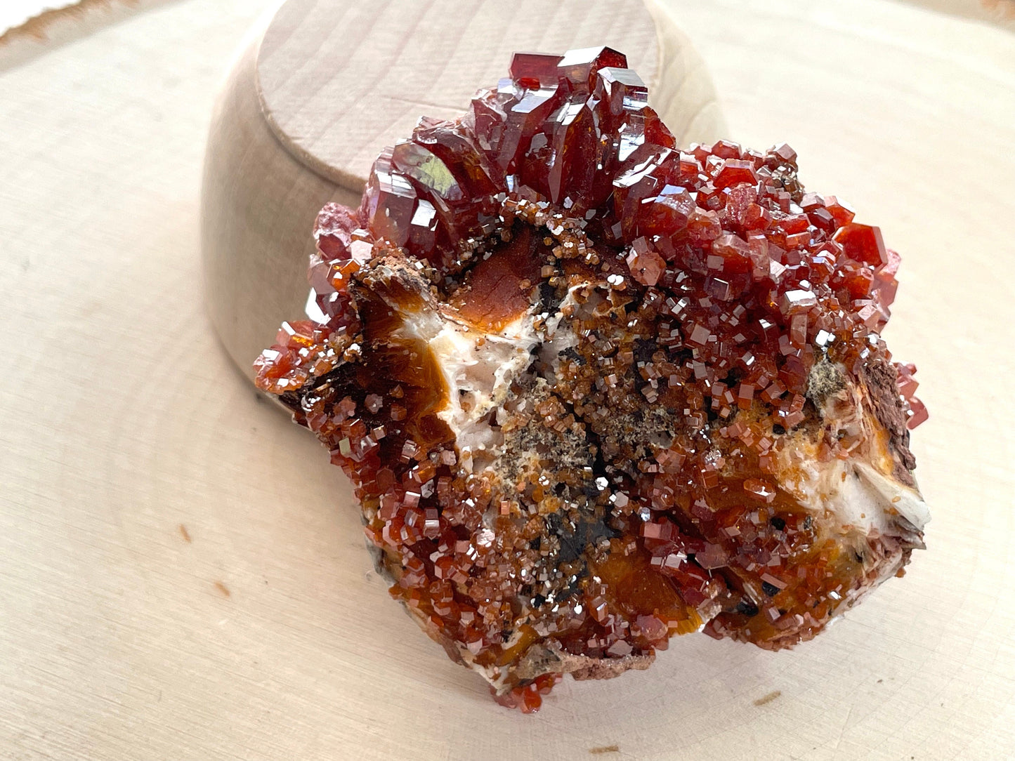 Vanadinite Crystal Cluster