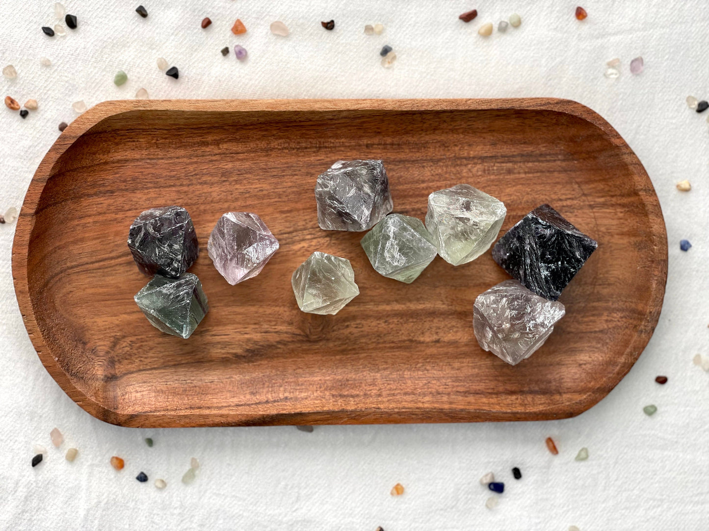 Rainbow Fluorite Octahedrons 1.25-1.5 inch