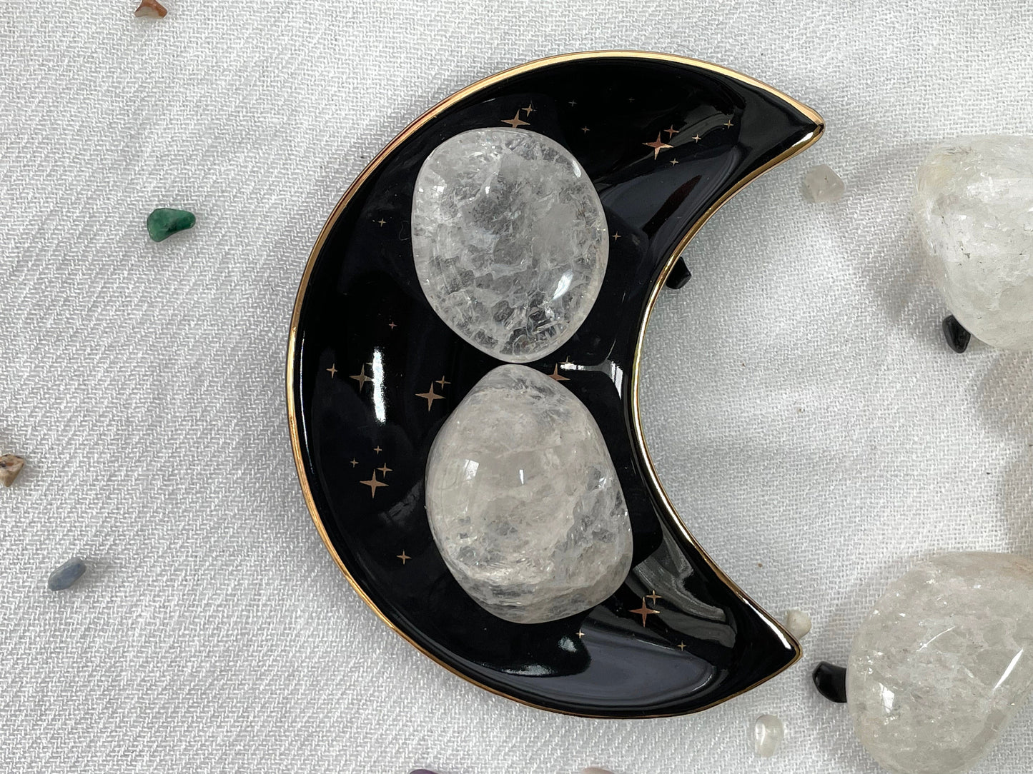 Clear Crackle Quartz, Tumbled | Crystal for Emotional Balance