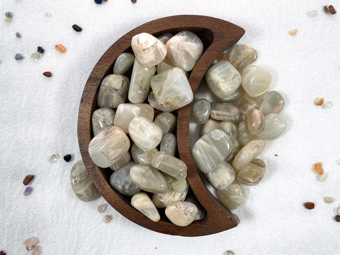 Cream-White Moonstone, Microcline