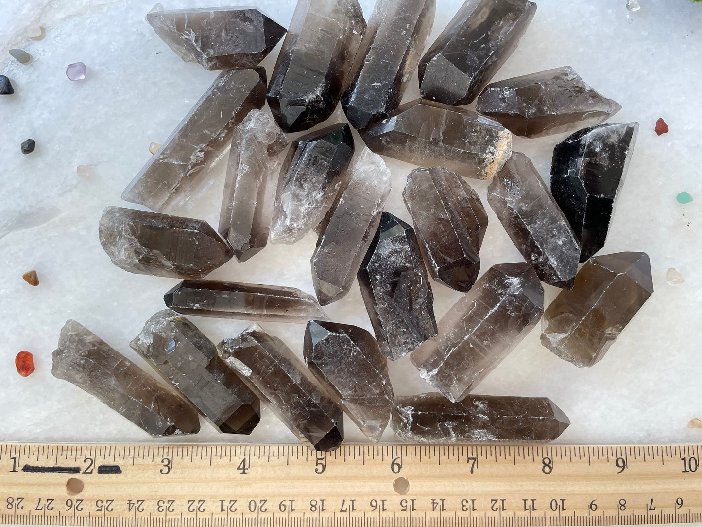 Smoky Quartz Cristal point, Raw
