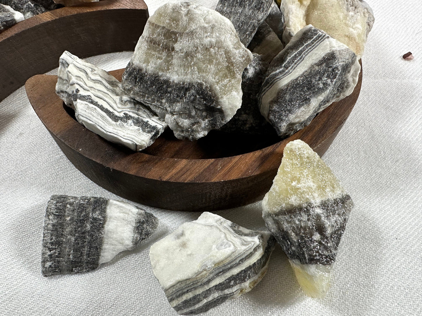Rough Zebra Calcite. Phantom Calcite | Crystal for Grounded Optimism & Positive Thinking