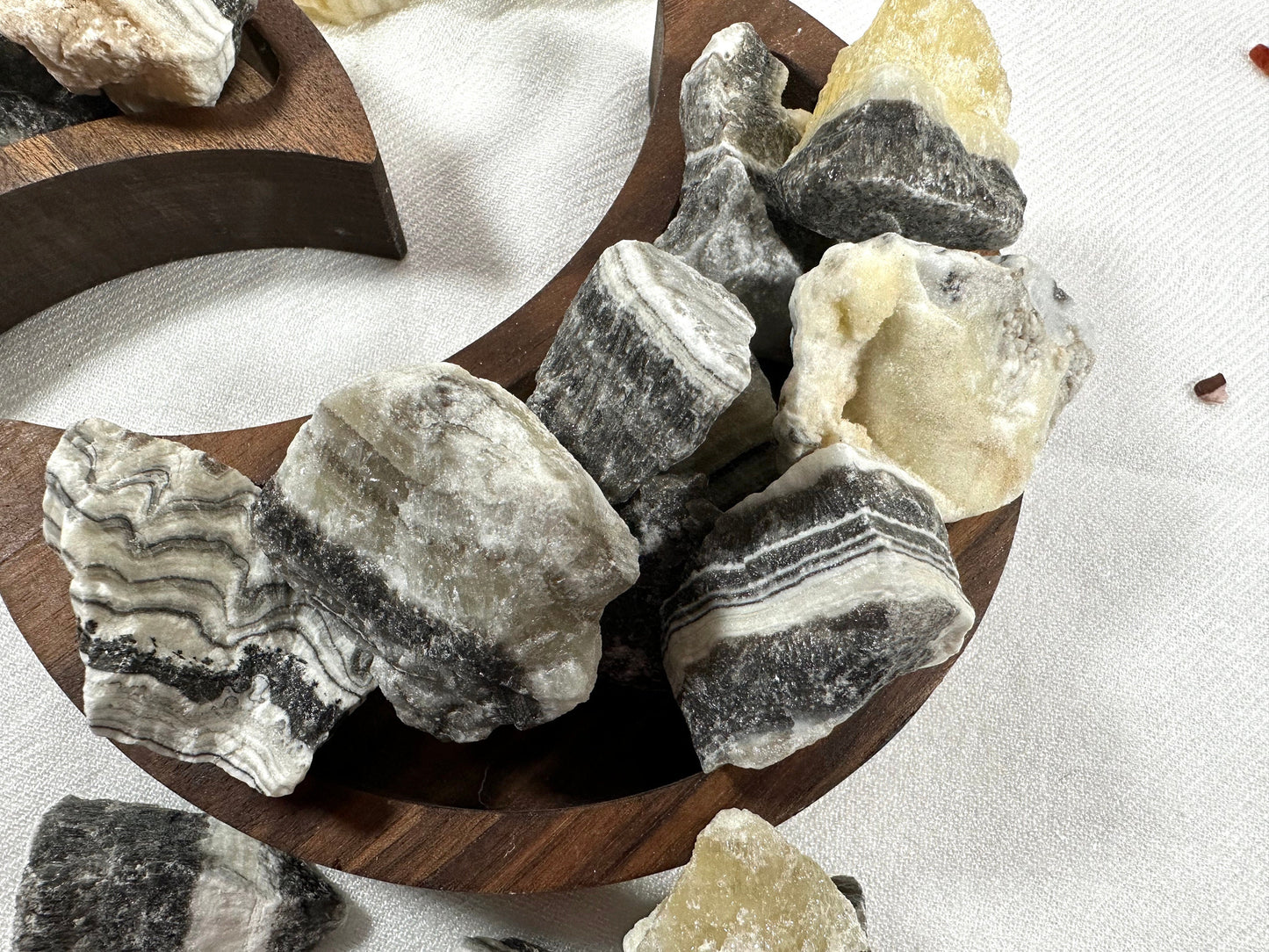 Rough Zebra Calcite. Phantom Calcite | Crystal for Grounded Optimism & Positive Thinking