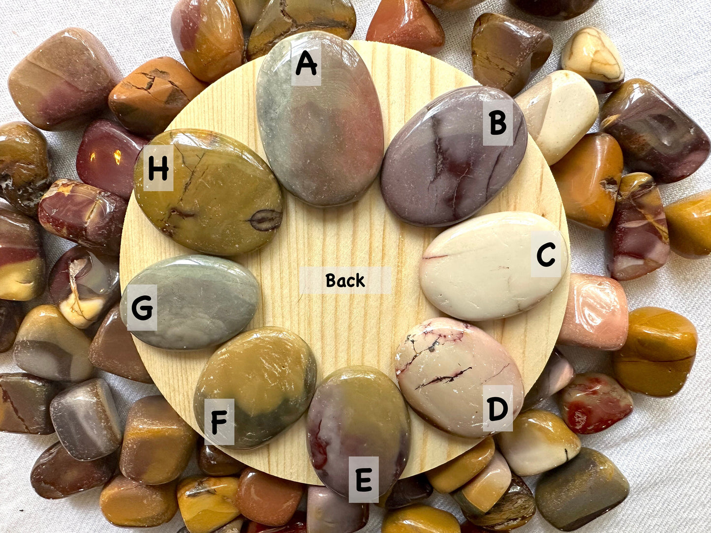 Mookaite Jasper Worry Stone | Thumb Stone