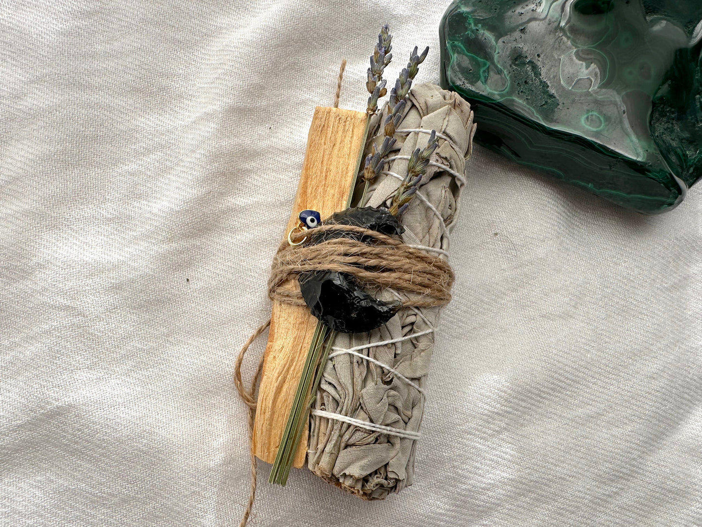 Moon Rituals. Black Obsidian Moon Smudge