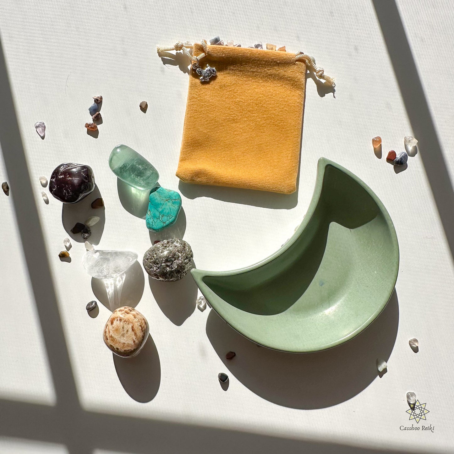 6 Crystal Set for Capricorn Zodiac | December-January Birthday Gift | Zodiac Sign Gift